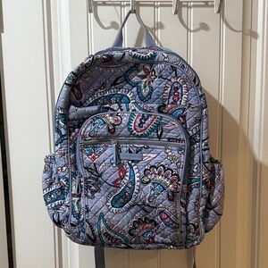 Vera Bradley Multicolor Paisley Quilted Backpack